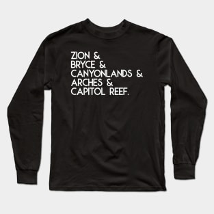 Utah's Mighty Five Long Sleeve T-Shirt